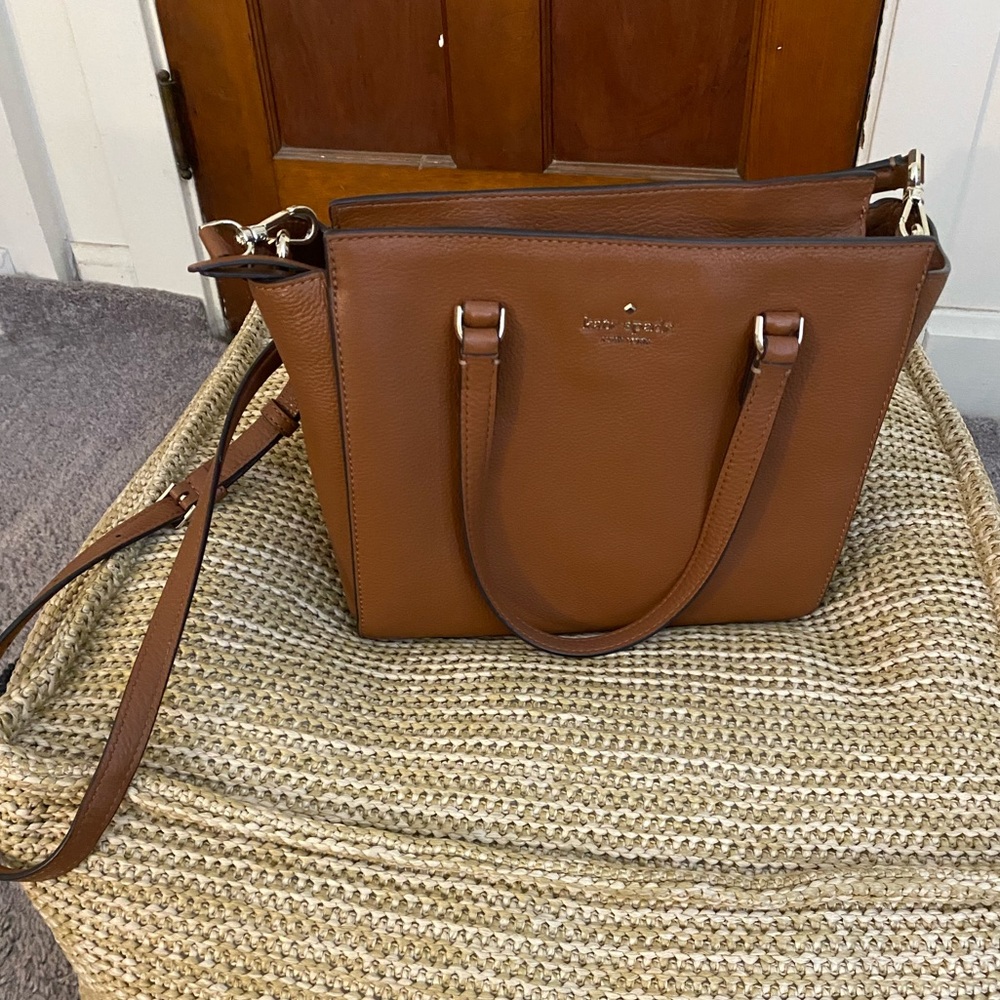 Like New Kate Spade Brown Leather Crossbody!